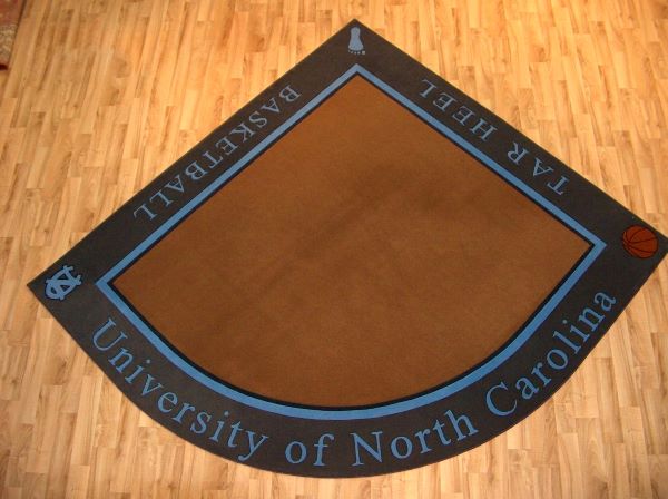 Custom University of North Carolina UNC Rug